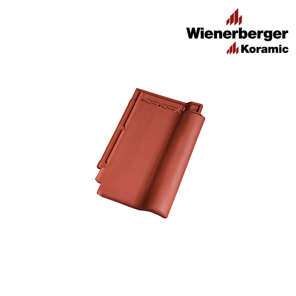 Wienerberger Alegra 9 dakstiņš, angobēts /58/ sarkans matēts